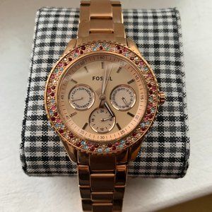 Women's Rose-Tone Stainless Steel Watch